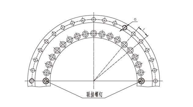 YRT轉(zhuǎn)臺軸承結(jié)構(gòu)圖